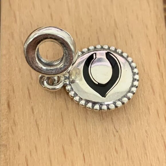 Pandora MLB Football Chicago Bears Sports Charm, S925 Silver Bracelets - Picture 3 of 4